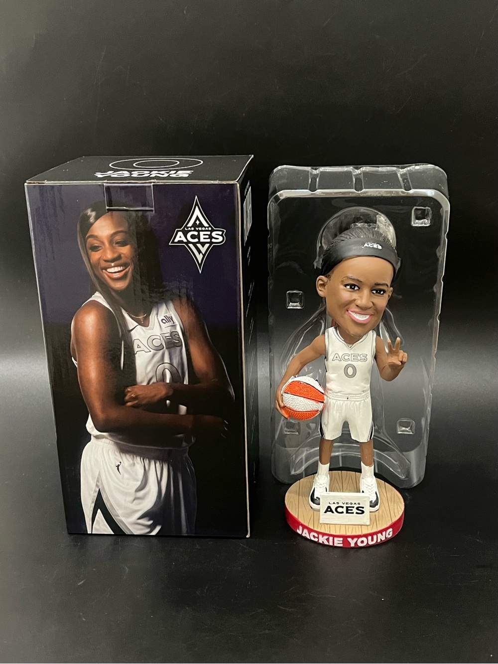 Jackie Young Bobblehead  Las Vegas Aces WNBA